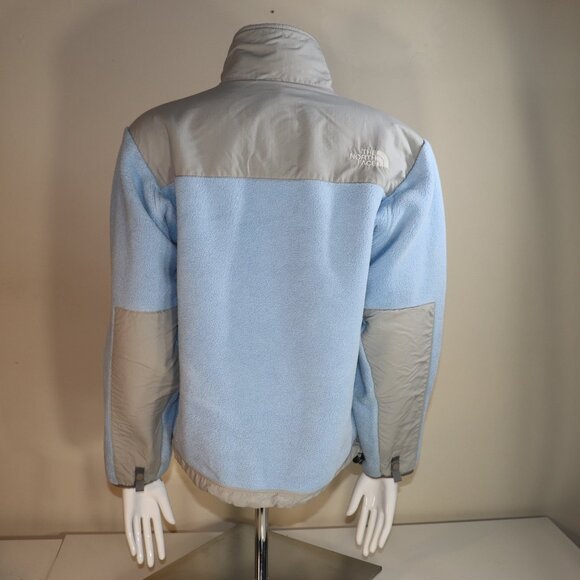 The North Face Denali Fleece Jacket in Baby Blue Grey XS - Picture 3 of 12